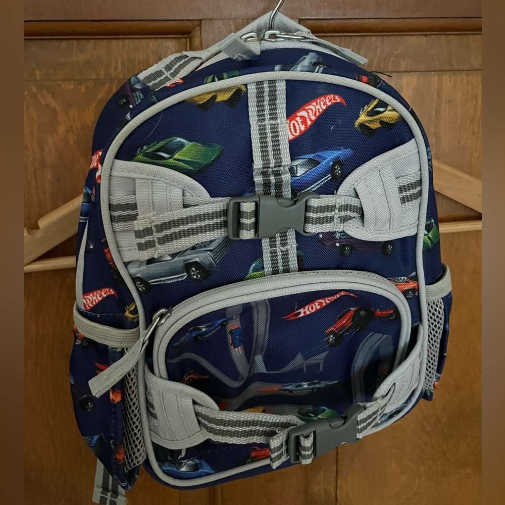 Pottery barn kids hot wheels backpack